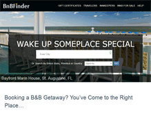 Tablet Screenshot of bnbfinder.com